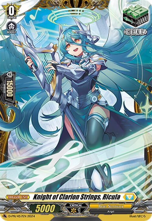 Knight of Clarion Strings Ricula (457) [D-PR] - Cardfight Vanguard Single