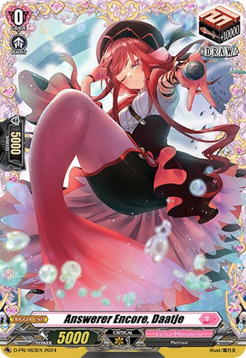 Answerer Encore Daatje (463) [D-PR] - Cardfight Vanguard Single