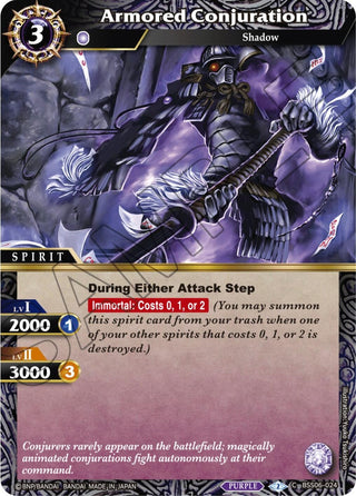 Armored Conjuration (6024) [BSS06] - Battle Spirits Saga Single