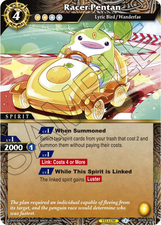 Racer Pentan (6036) [BSS06] - Battle Spirits Saga Single