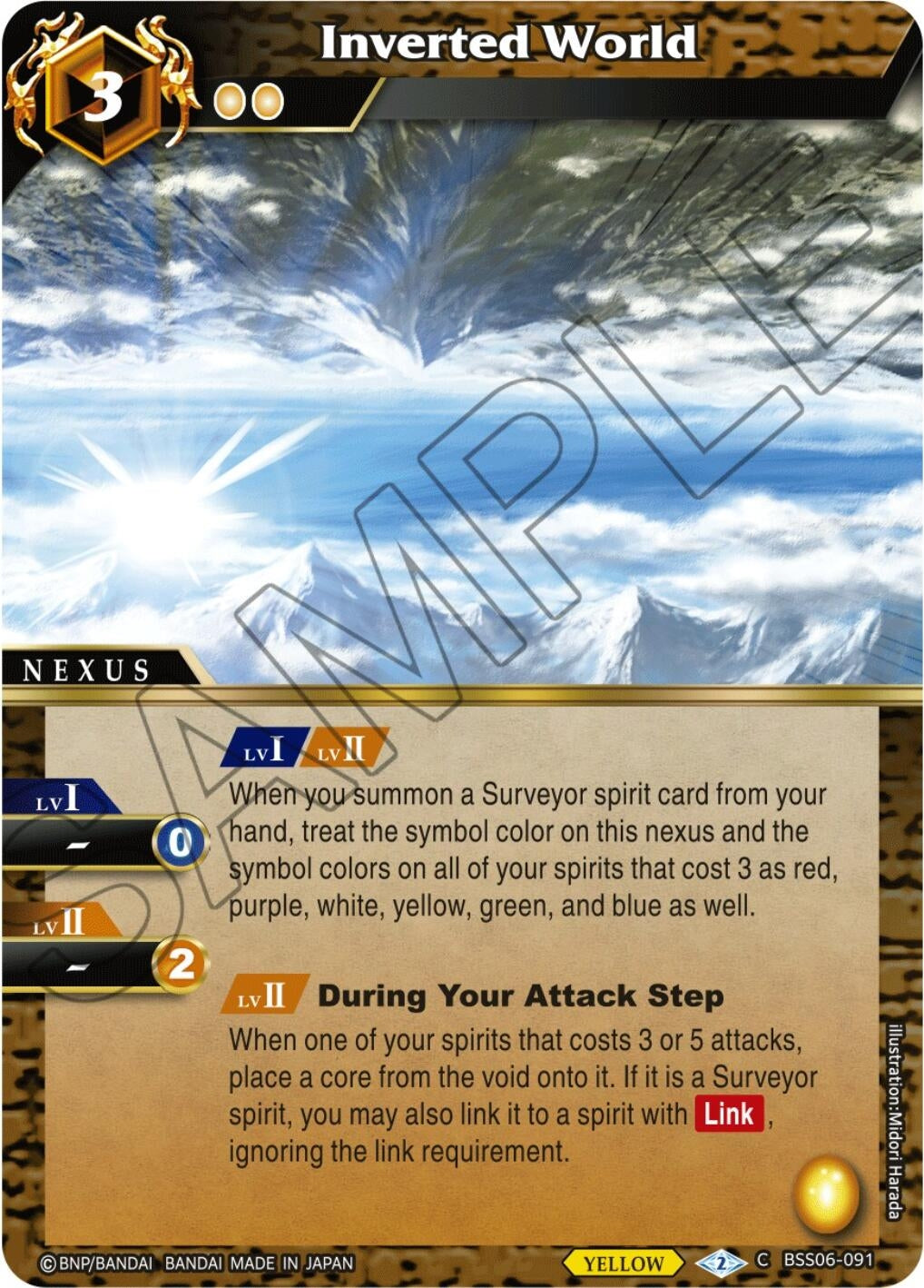 Inverted World (6091) [BSS06] - Battle Spirits Saga Single