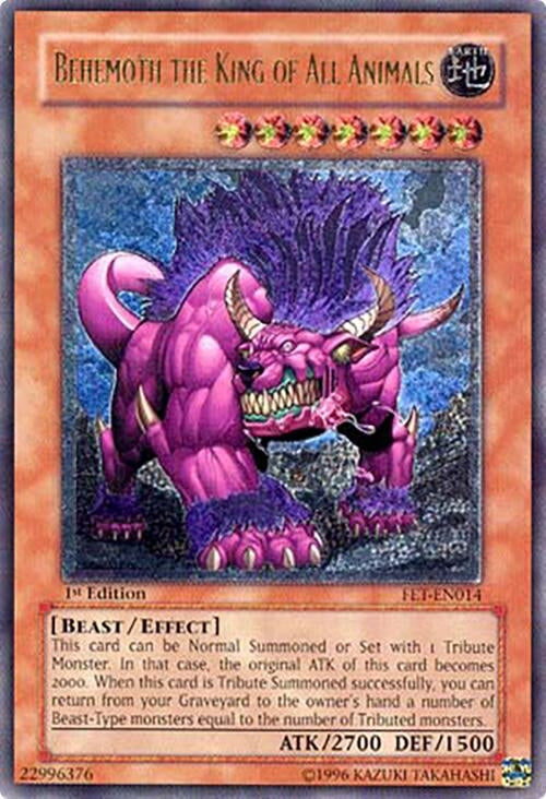 Behemoth the King of All Animals (UTR) (14) - YuGiOh Single