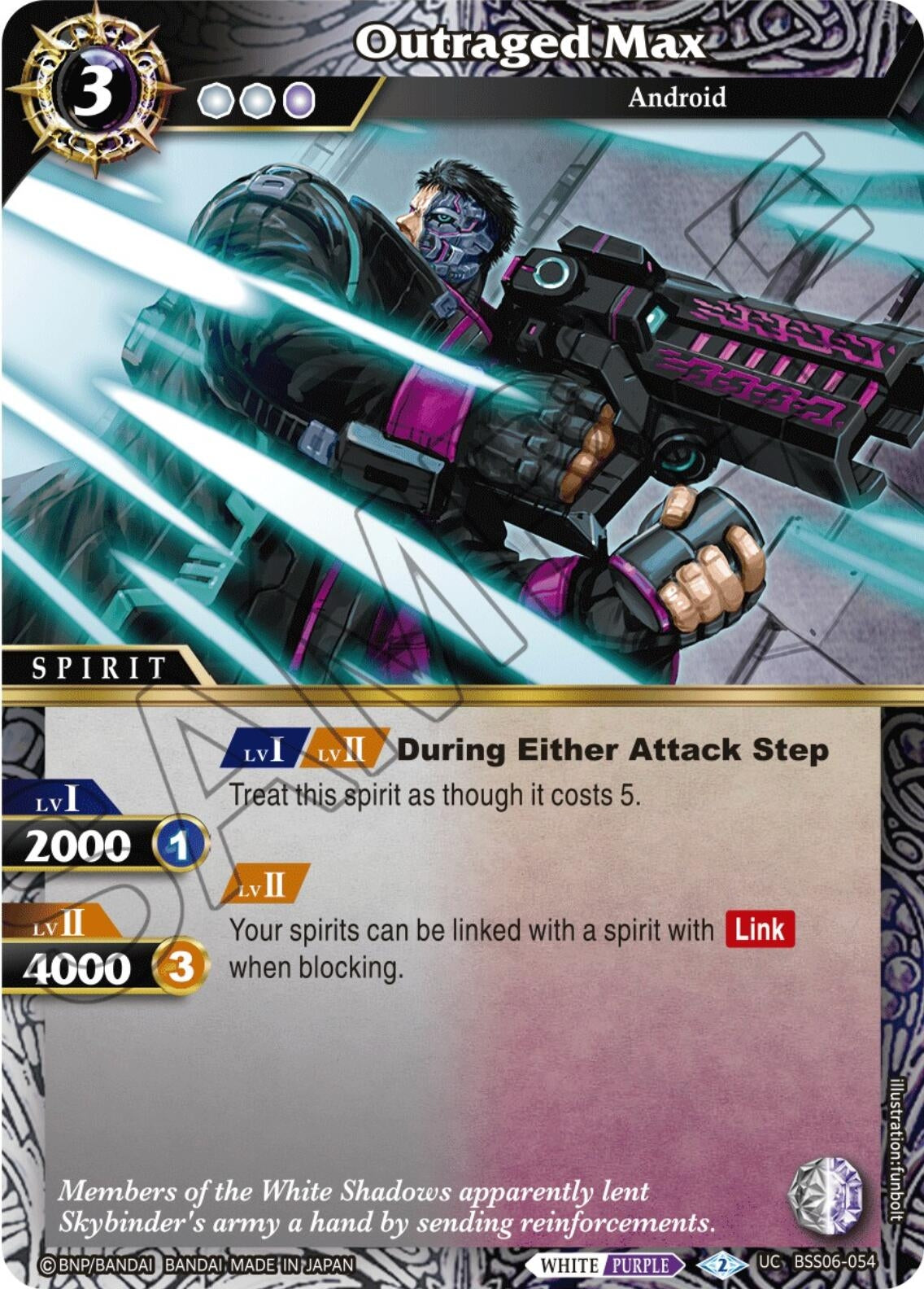 Outraged Max (6054) [BSS06] - Battle Spirits Saga Single
