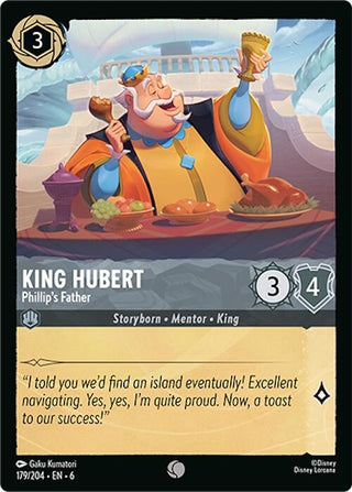 King Hubert - Phillip’s Father (179) (6) - Disney Lorcana Single