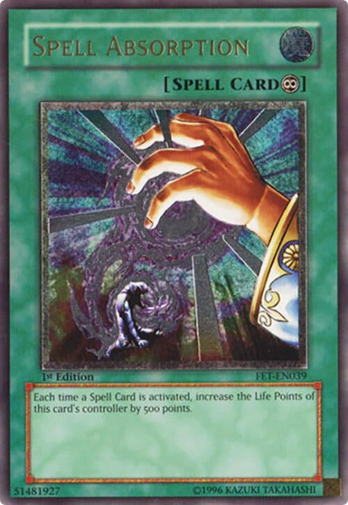 Spell Absorption (UTR) (39) - YuGiOh Single