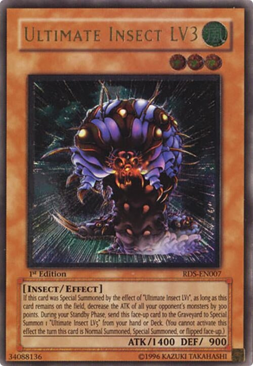 Ultimate Insect LV3 (UTR) (7) - YuGiOh Single