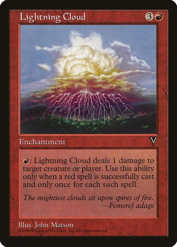 Lightning Cloud [VIS] - MTG Single