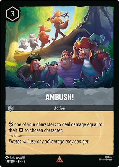 Ambush! (198) (6) - Disney Lorcana Single