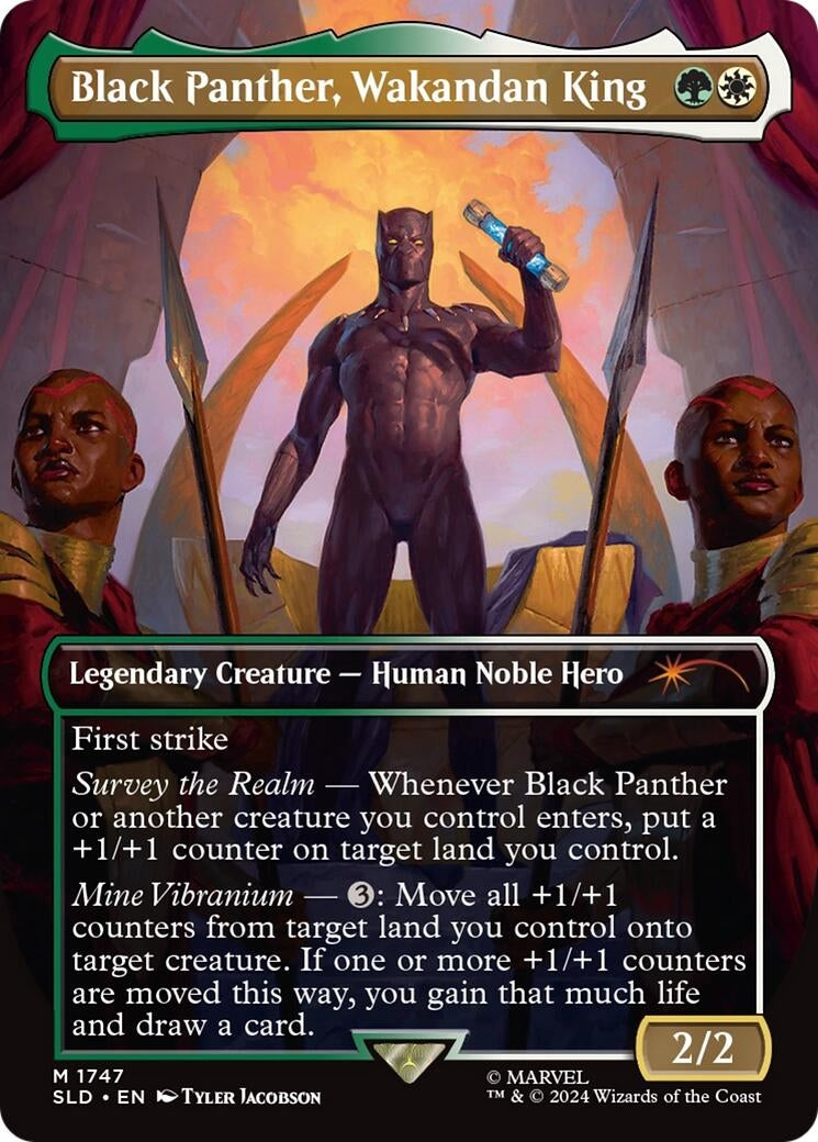 Black Panther Wakandan King (1747) [SLD] - MTG Single