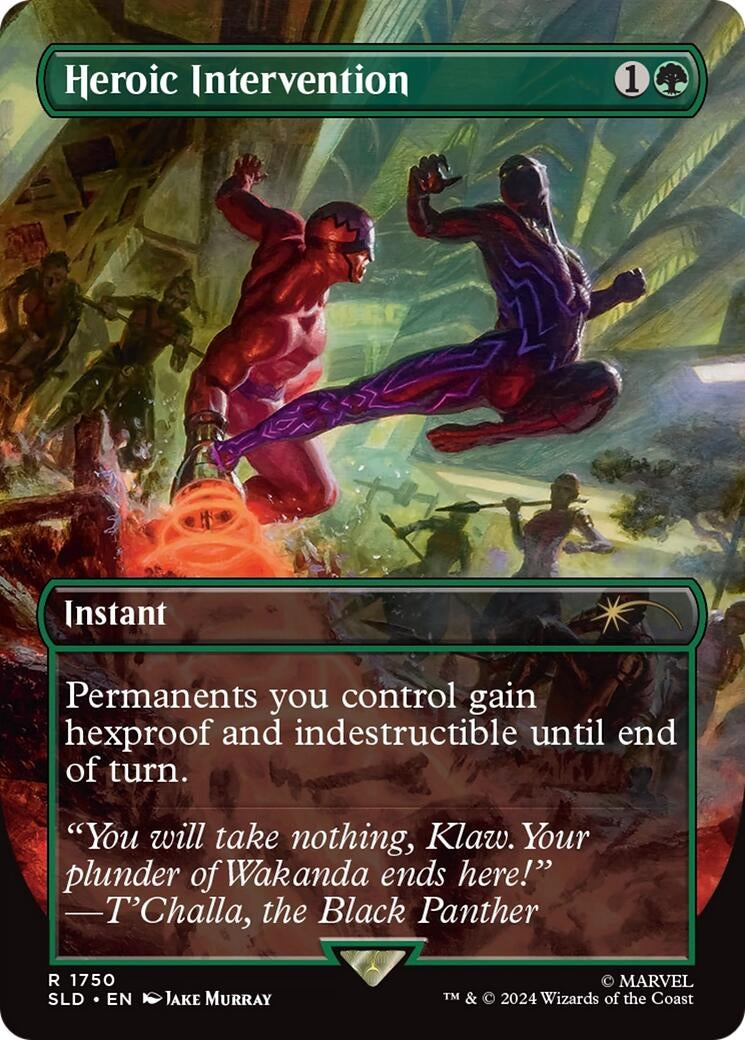Heroic Intervention (Rainbow Foil) (1750) [SLD] - MTG Single