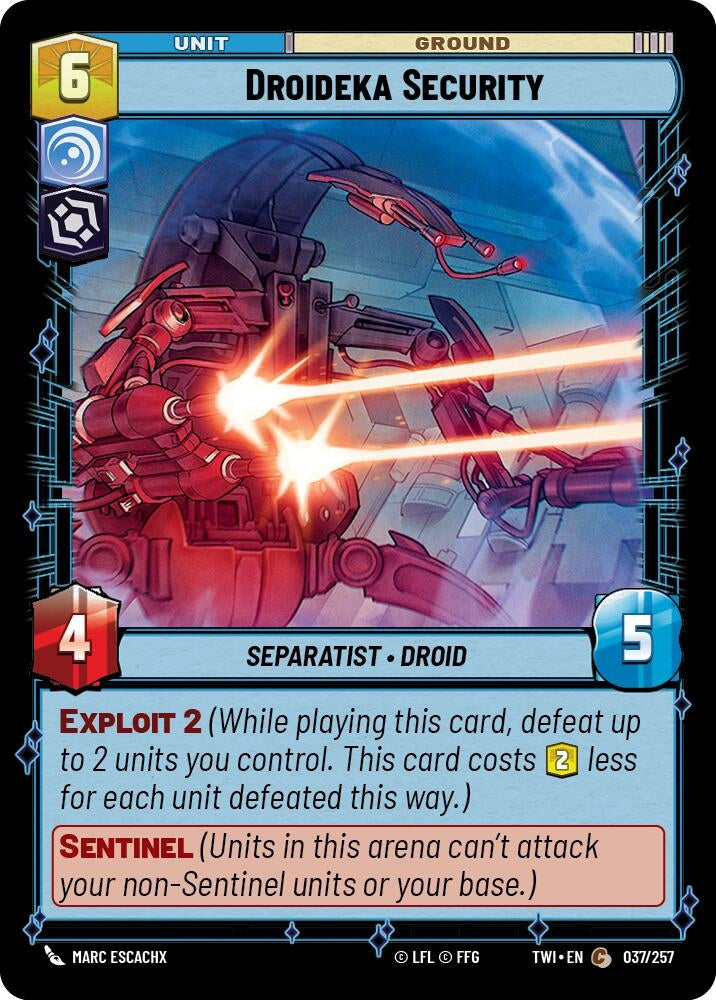 Droideka Security (TOR) - Star Wars: Unlimited Single