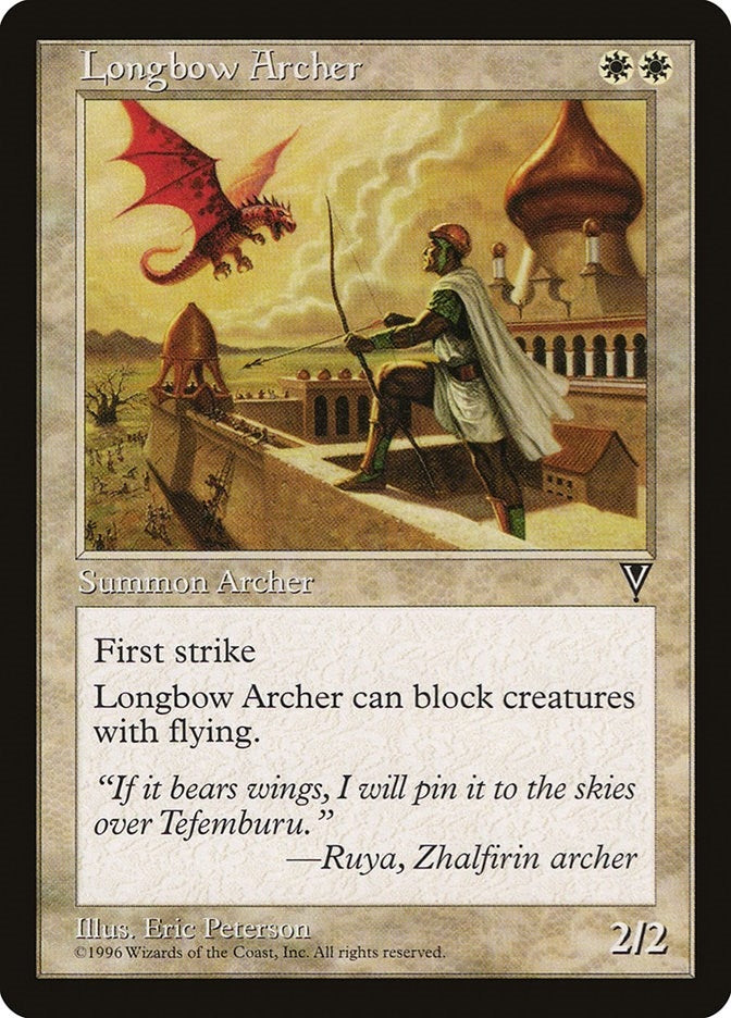 Longbow Archer [VIS] - MTG Single