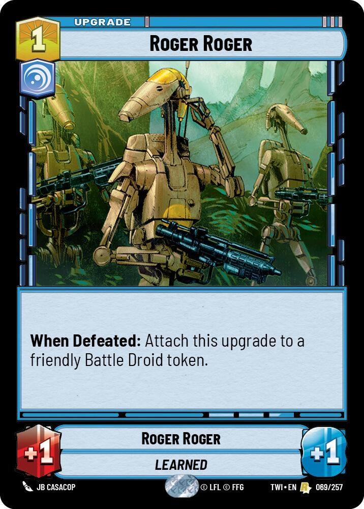 Roger Roger (69) (TOR) - Star Wars: Unlimited Single