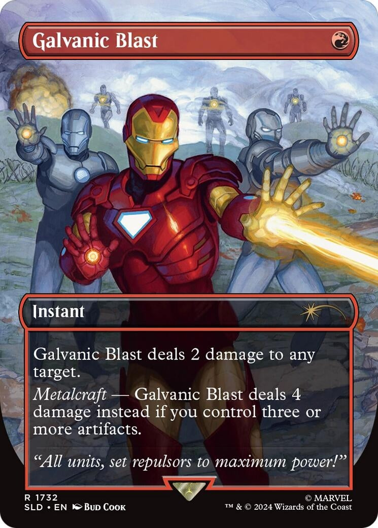 Galvanic Blast (Rainbow Foil) (1732) [SLD] - MTG Single