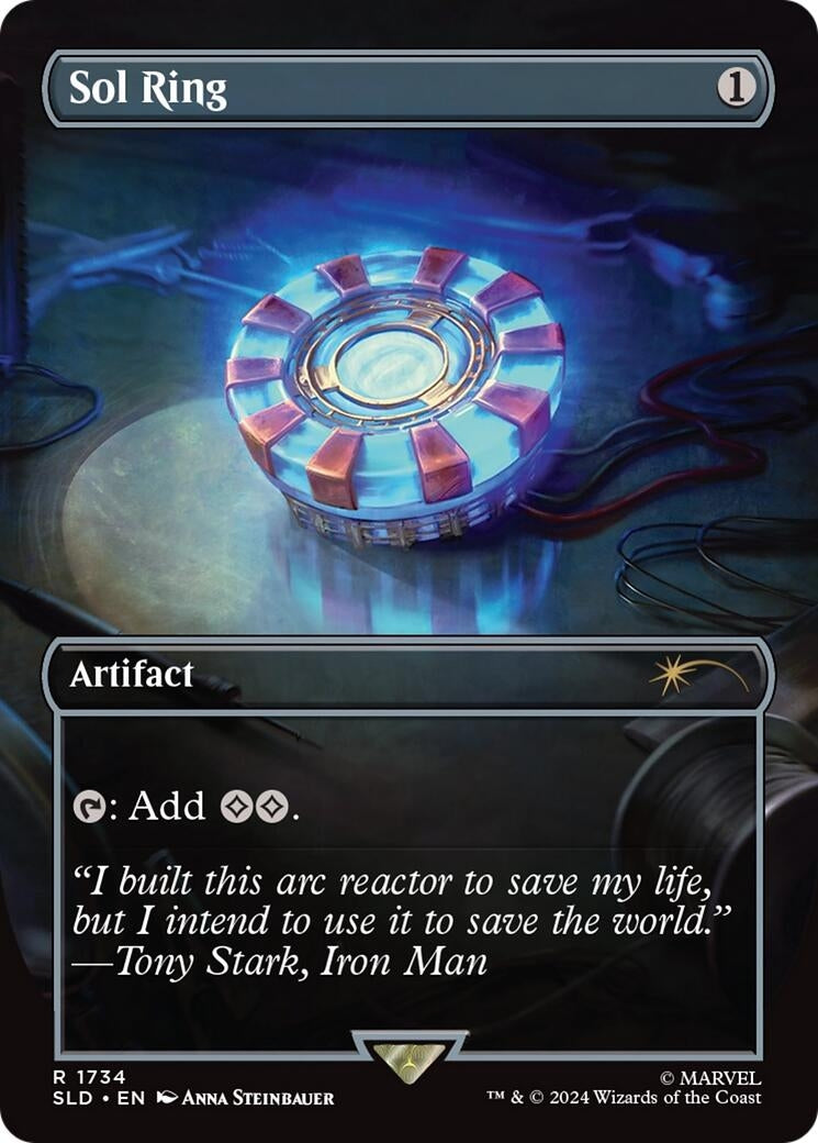 Sol Ring (1734) (Rainbow Foil) (1734) [SLD] - MTG Single