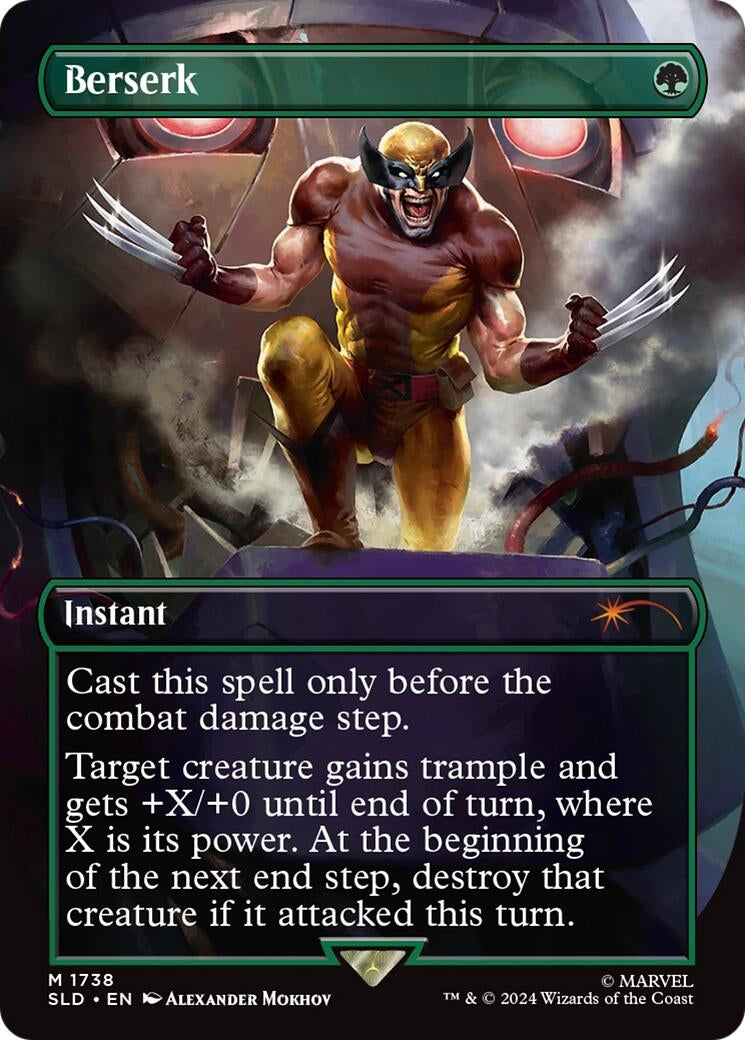 Berserk (1738) (Rainbow Foil) (1738) [SLD] - MTG Single