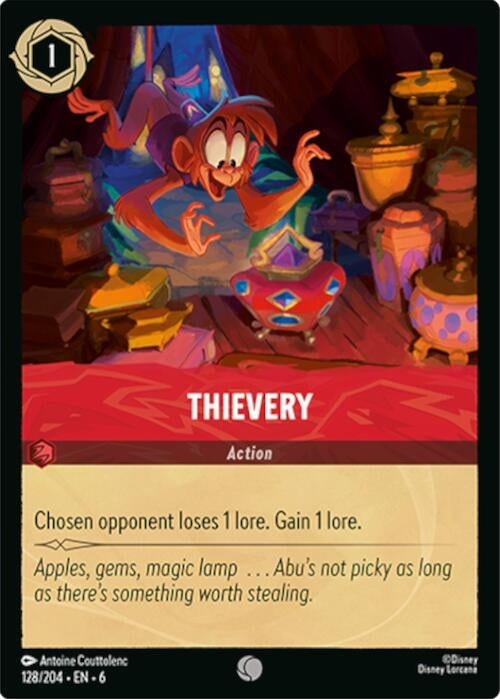 Thievery (128) (6) - Disney Lorcana Single