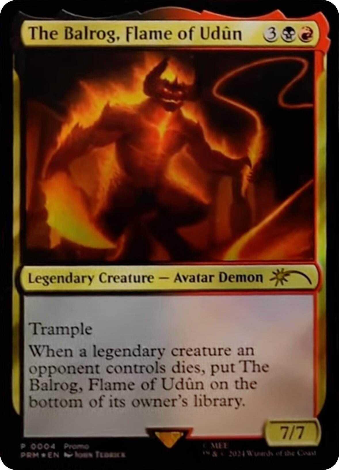 The Balrog Flame of Udun (4) [UMP] - MTG Single