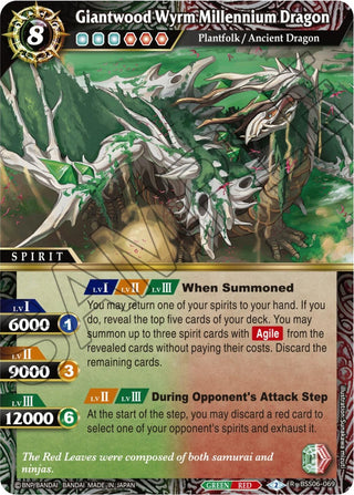 Giantwood Wyrm Millennium Dragon (6069) [BSS06] - Battle Spirits Saga Single