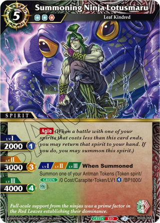 Summoning Ninja Lotusmaru (6068) [BSS06] - Battle Spirits Saga Single
