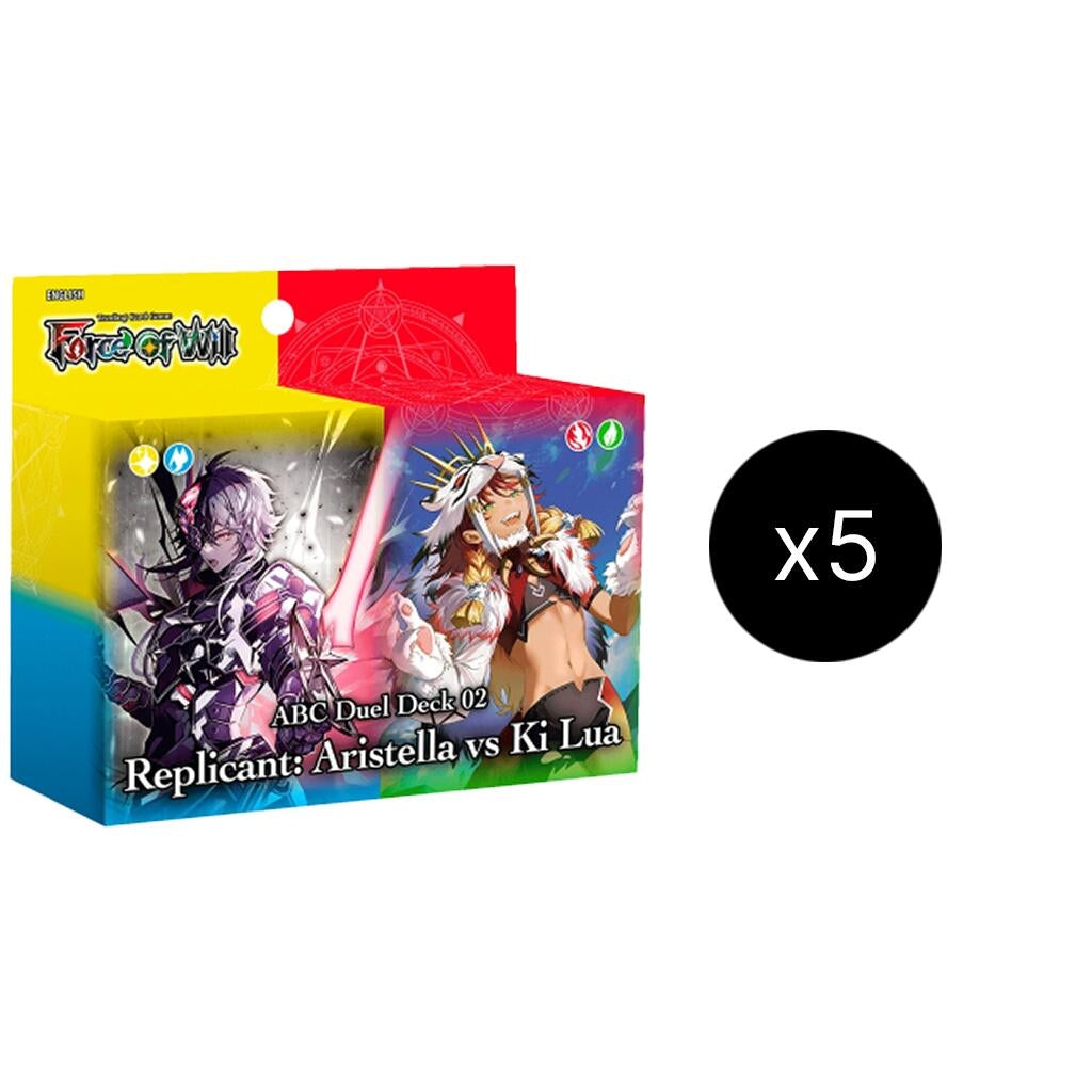 ABC Duel Deck 02: Replicant: Aristella vs Ki Lua Display [ABC-SD] - Force of Will Sealed