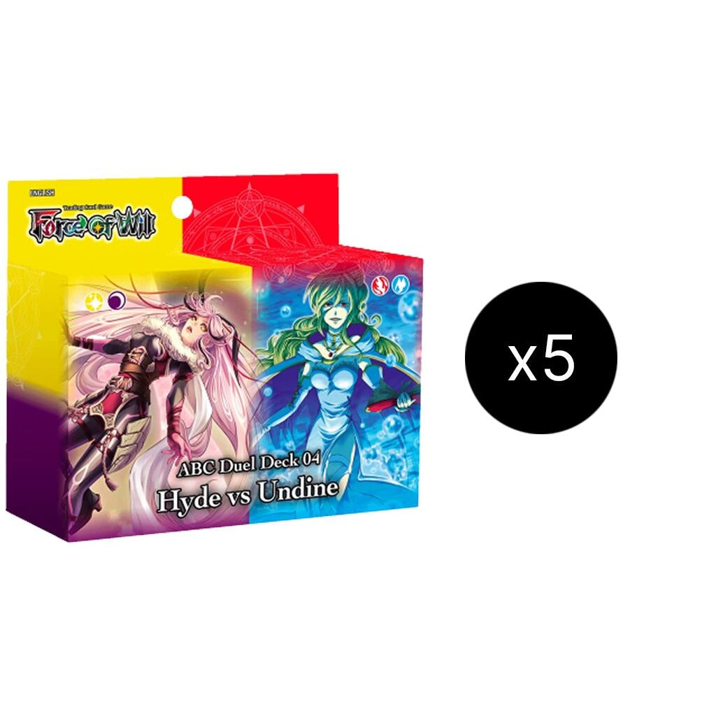 ABC Duel Deck 04: Hyde vs Undine Display [ABC-SD] - Force of Will Sealed