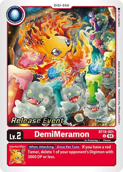 DemiMeramon (18001) [BT18-20_PR] - Digimon Card Game Single