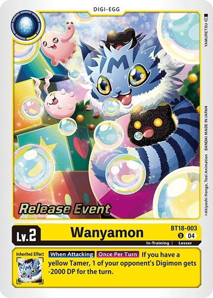 Wanyamon (18003) [BT18-20_PR] - Digimon Card Game Single