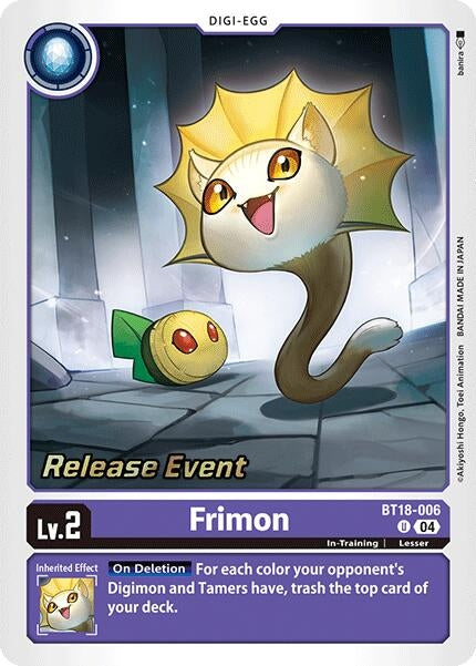 Frimon (18006) [BT18-20_PR] - Digimon Card Game Single