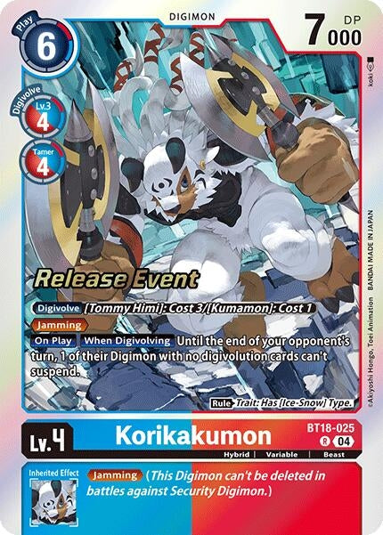 Korikakumon (18025) [BT18-20_PR] - Digimon Card Game Single