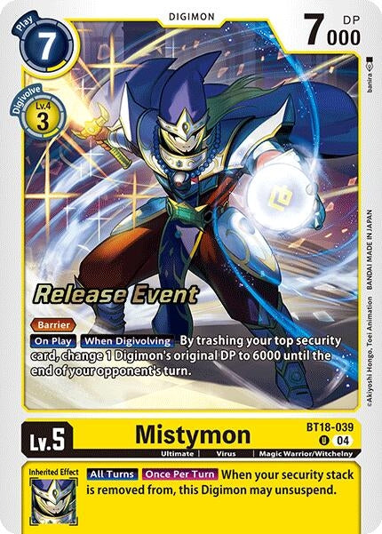 Mistymon (18039) [BT18-20_PR] - Digimon Card Game Single