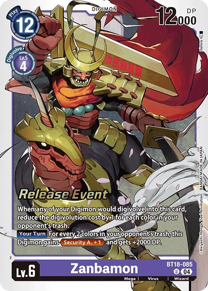Zanbamon (18085) [BT18-20_PR] - Digimon Card Game Single