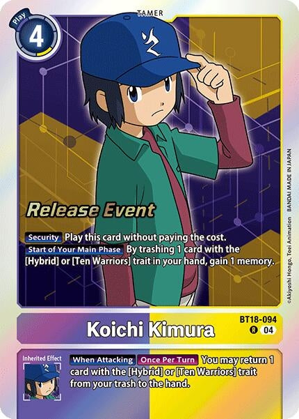 Koichi Kimura (18094) [BT18-20_PR] - Digimon Card Game Single