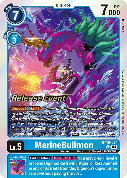 MarineBullmon (19024) [BT18-20_PR] - Digimon Card Game Single