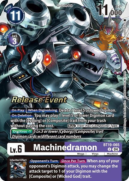 Machinedramon - BT19-065 (19065) [BT18-20_PR] - Digimon Card Game Single
