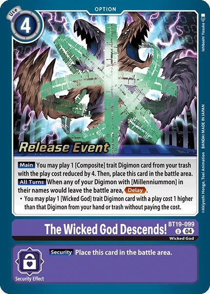 The Wicked God Descends! (19099) [BT18-20_PR] - Digimon Card Game Single