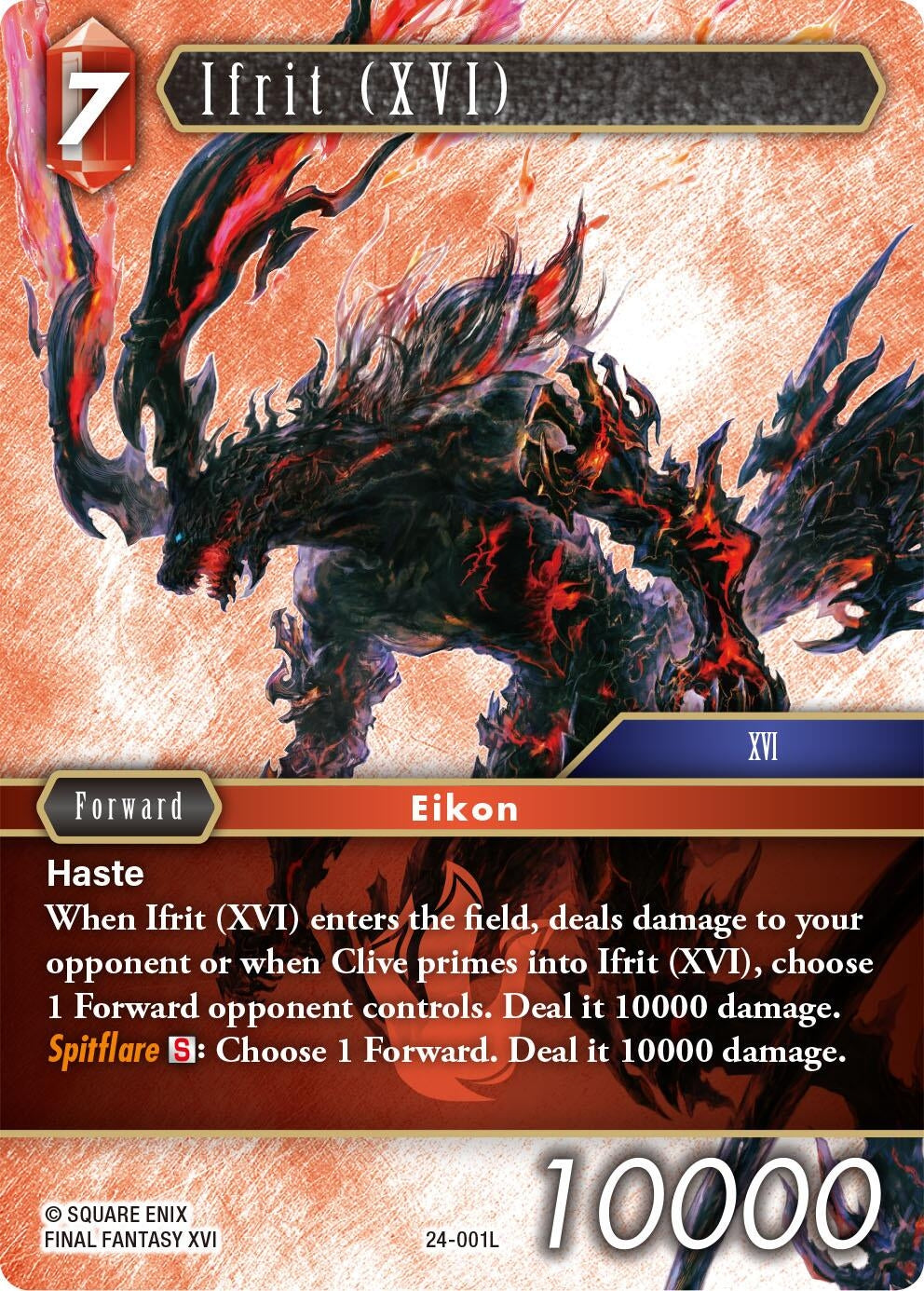 Ifrit (XVI) (24) [24] - Final Fantasy TCG Single