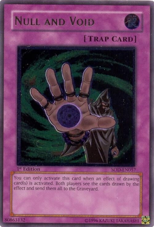 Null and Void (UTR) (57) - YuGiOh Single