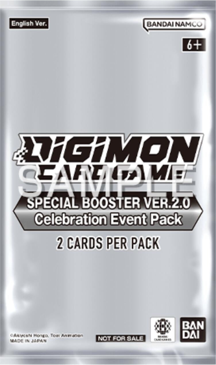 Release Special Booster Ver.2.0 Celebration Event Pack [BT18-20_PR] - Digimon Card Game Sealed
