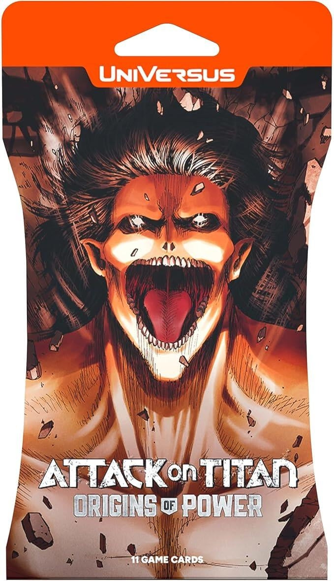 Attack on Titan: Origins of Power Hanging Booster Pack [AOT02] - UniVersus Sealed