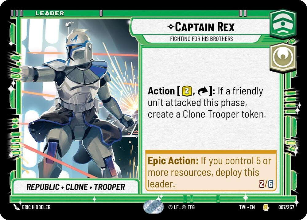 Captain Rex - Fighting For His Brothers (7) (TOR) - Star Wars: Unlimited Single