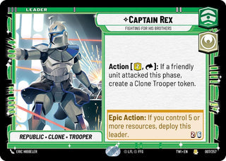Captain Rex - Fighting For His Brothers (7) (TOR) - Star Wars: Unlimited Single