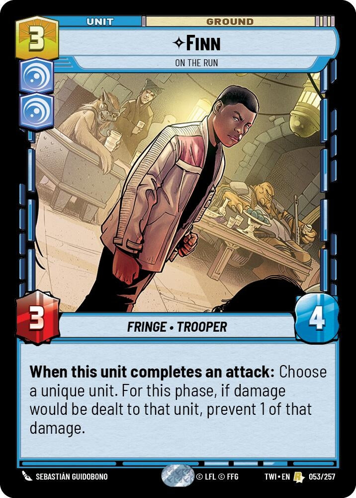 Finn - On the Run (53) (TOR) - Star Wars: Unlimited Single