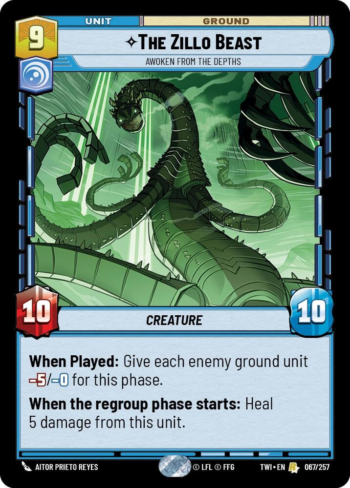 The Zillo Beast - Awoken From The Depths (67) (TOR) - Star Wars: Unlimited Single