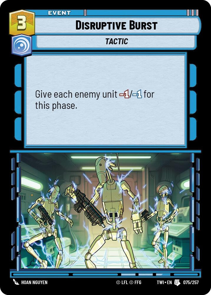 Disruptive Burst (75) (TOR) - Star Wars: Unlimited Single