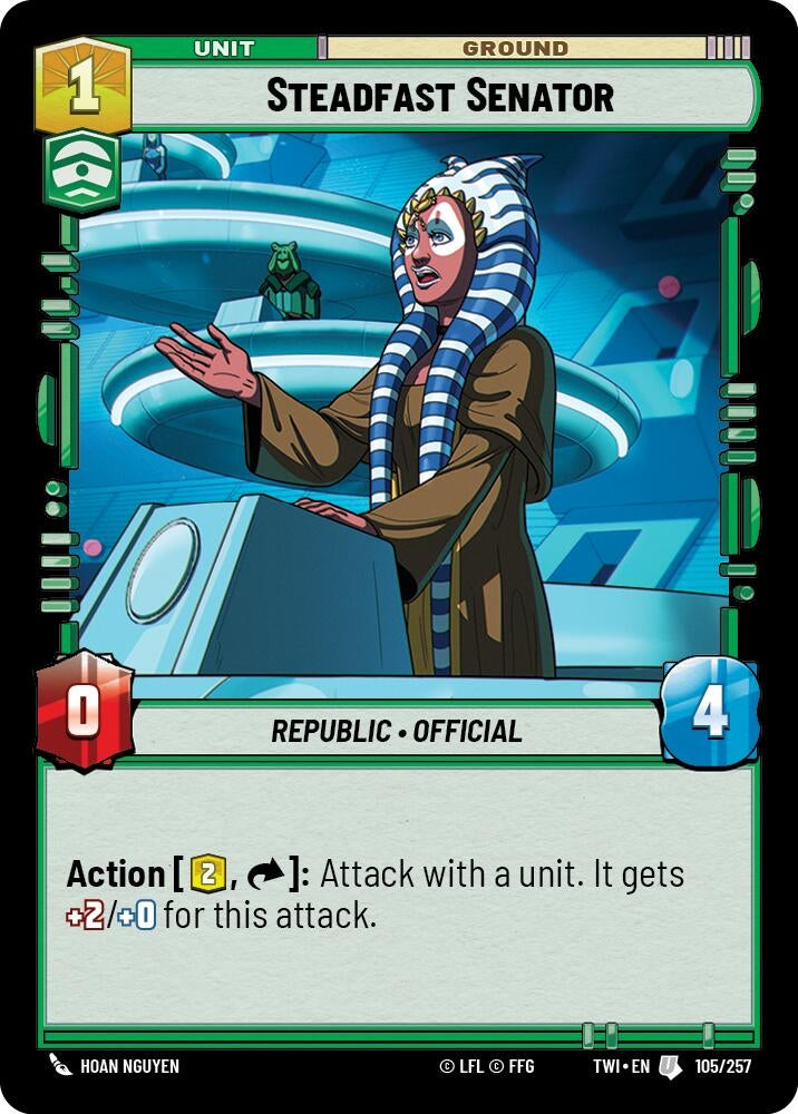 Steadfast Senator (105) (TOR) - Star Wars: Unlimited Single