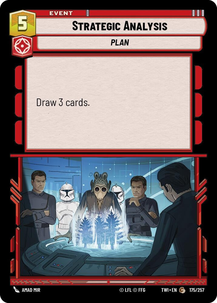 Strategic Analysis (175) (TOR) - Star Wars: Unlimited Single