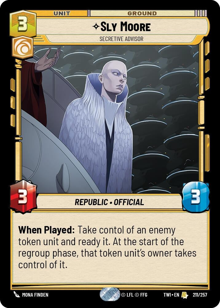 Sly Moore - Secretive Advisor (211) (TOR) - Star Wars: Unlimited Single