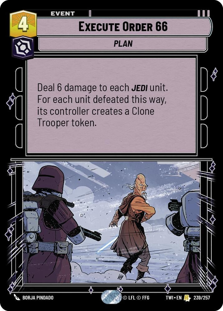 Execute Order 68 (239) (TOR) - Star Wars: Unlimited Single