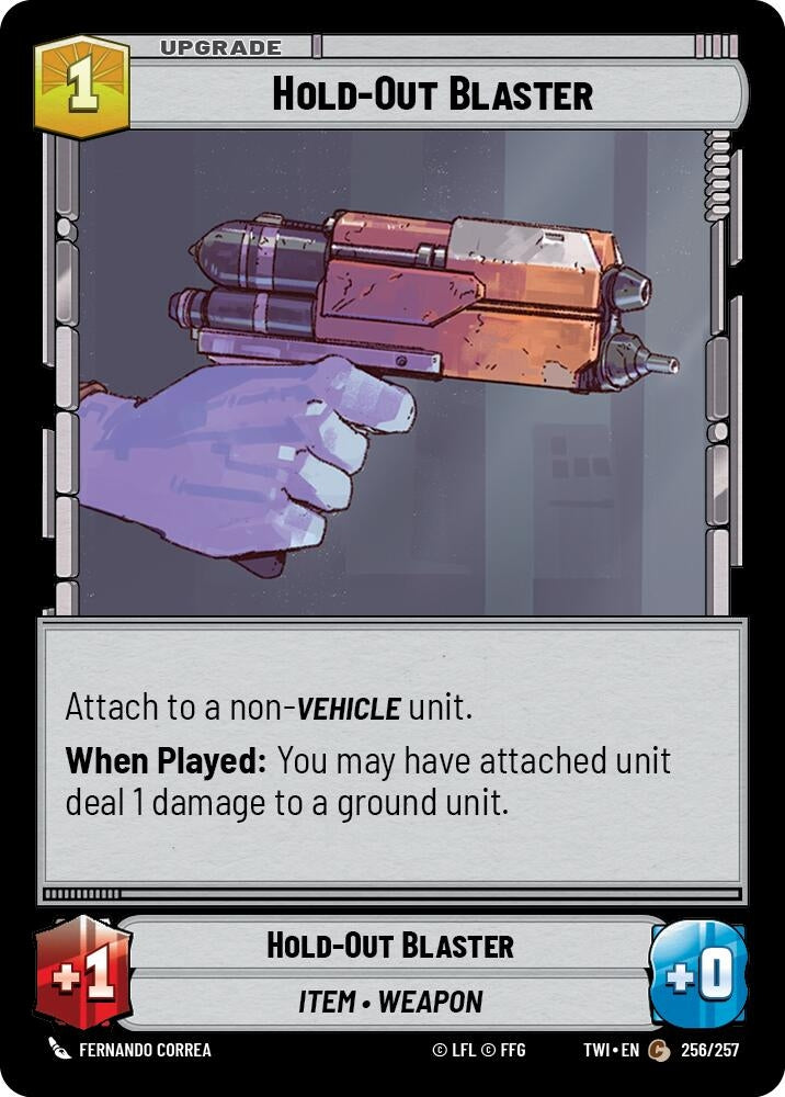 Hold-Out Blaster (256) (TOR) - Star Wars: Unlimited Single